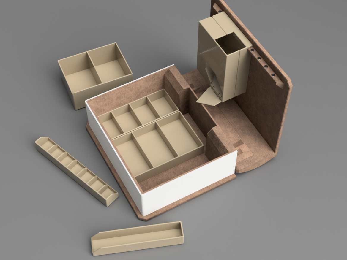 Tray Inserts for Dungeon Master Tome - RPG Organizer